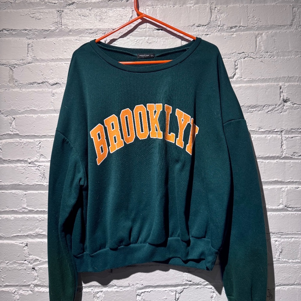 Forest Green Graphic Crewneck